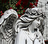 Садова фігура Ангел із серцем 76х60х60 см, фото 4