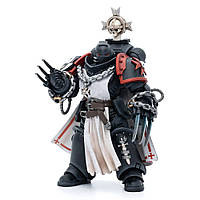 Коллекционная фигура Warhammer 40K Black Templars Primaris Sword Brethren Alberic 1/18 JoyToy