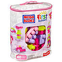 Конструктор Мега Блокс 80 деталей Рожевий Mega Bloks First Builders DCH62, фото 2