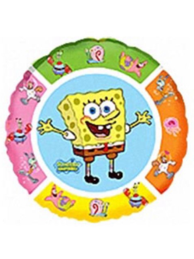 Sponge Bob  коло фольговане фСпанч Боб з гелієм см, фото 1
