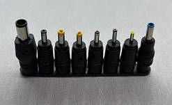 Набір перехідників DC 5.5*2.5F to 7.4*5.0/ 4.0*1.35/ 4.8*1.7/4.0*1.7/ 3.5*1.35/ 3.0/1.1/ 2.5*0.7/ 4.5*3.0M