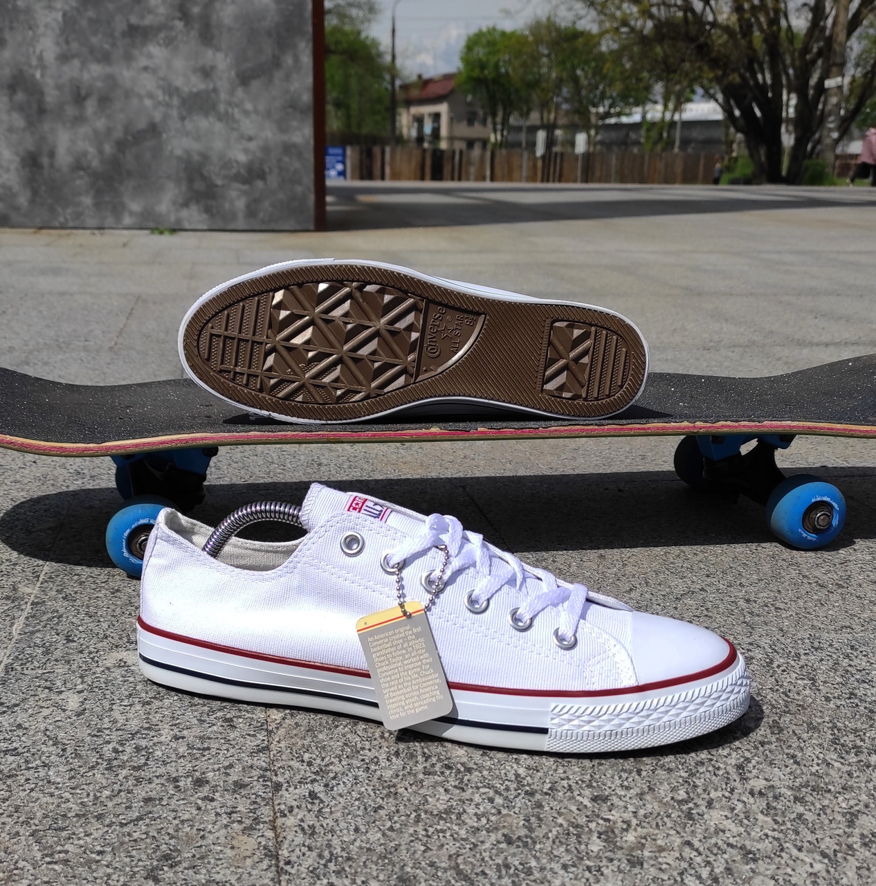 РОЗПРОДАЖ! Чоловічі Кеди Converse Білі, фото 1