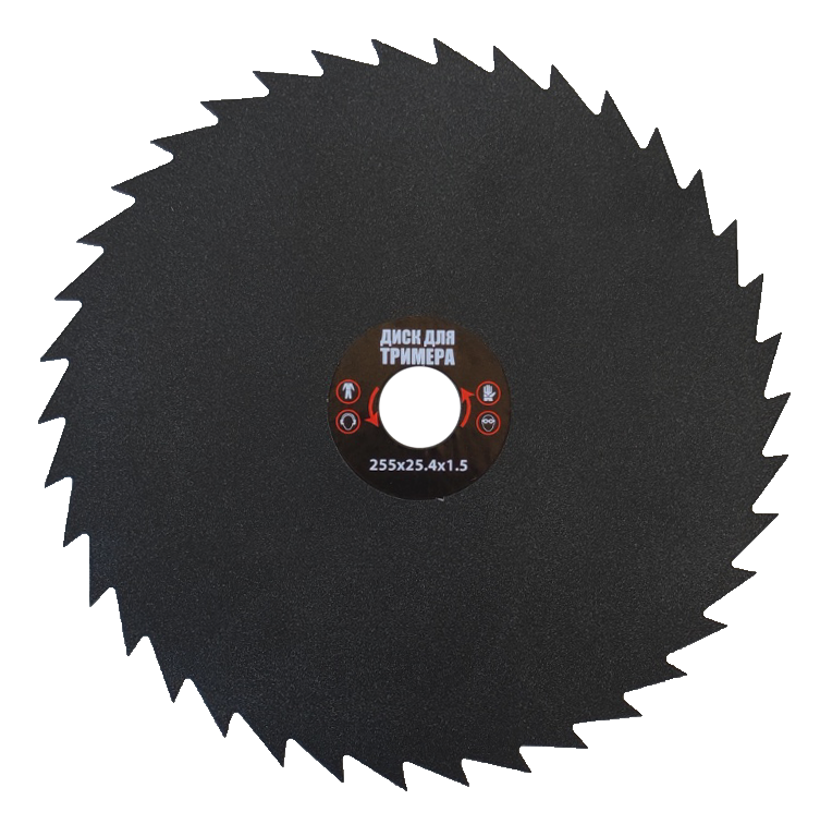 Диск для мотокоси 255 мм, 40Т чорний