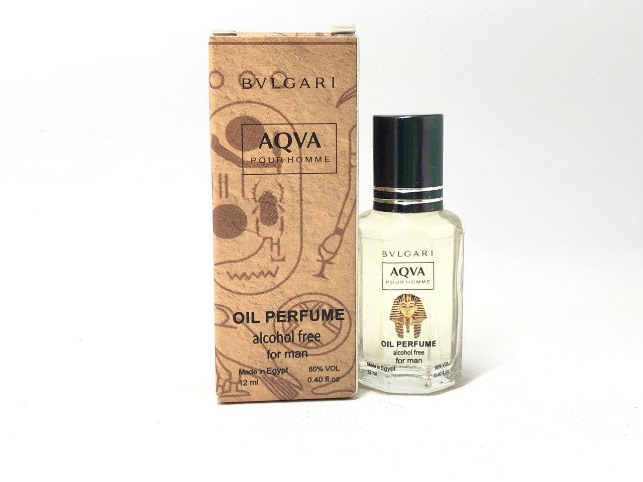 Оригинальные масляные духи мужские Bvlgari Aqua Pour Homme (Булгари Аква Пур Хом) 12 мл