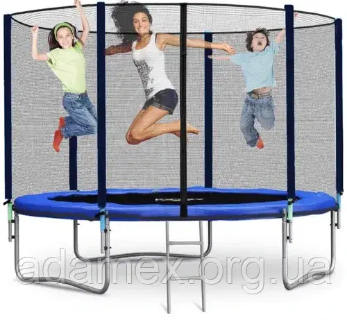 Батут KIDS JUMP 312 см із сіткою та драбинкою Польща