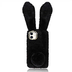 Чохол-панель для Apple iPhone 14 Pro Зайчик Чорний