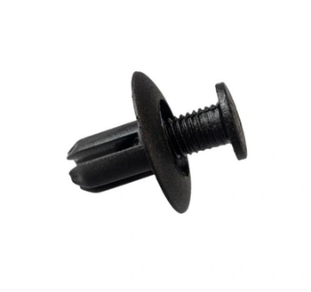 Пластикові автомобільні кліпси (Пісони) Заклепка жабо 10 шт/1уп Чорний (KG-7892)