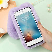 Чохол/ Панель Alitek для Apple iPhone Айфон 7 / 8 / SE 2020 Зайчик Ліловий (плюш), фото 5