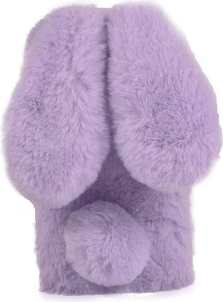 Чохол/ Панель Alitek для Apple iPhone Айфон 7 / 8 / SE 2020 Зайчик Ліловий (плюш), фото 1