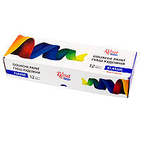 Гуаш художня ROSA Studio в наборі 12 кольорів по 40 мл. Classic NEW (221550)