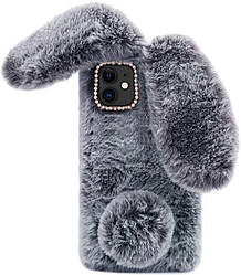 Чохол панель для Apple iPhone 12 Pro Max Alitek Зайчик Dark Grey