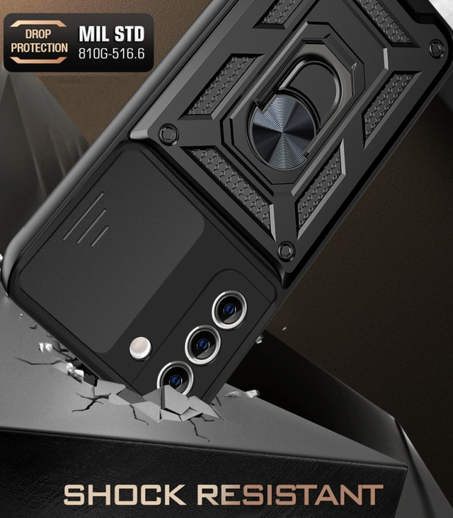 Ударостійкий чохол Camshield Serge Ring for Magnet для Samsung Galaxy S21 (SM-G991B) Ударостійкий чохол Camshield Serge Ring for Magnet для Samsung Galaxy S21 (SM-G991B)