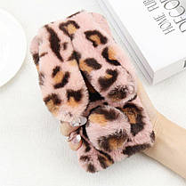 Чохол панель для Apple iPhone 7 Plus / 8 Plus Зайчик Леопард Рожевий, фото 4