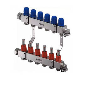 Сталевий колектор з витратомірами Uponor Vario С 6x3/4 Euro