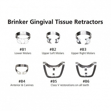 Кламерів для сильно руйнованих зубів Hygenic® Brinker Clamps В2