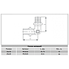 Куточок натяжний 16х16 Raftec PK1616, фото 7