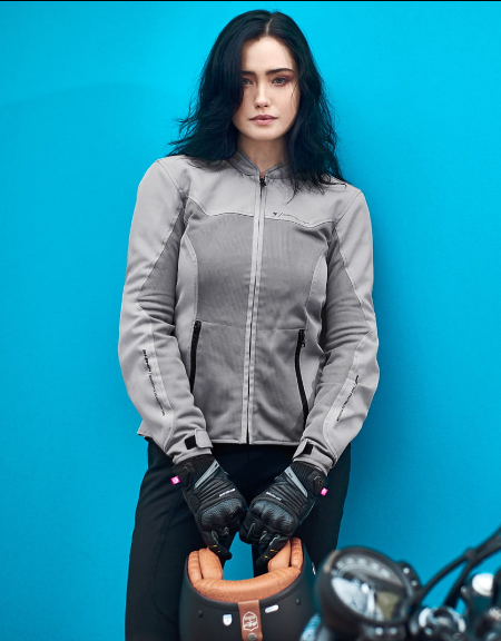 Літня Мотокуртка Shima OpenAir Grey LADY