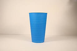 Стакан паперовий 500 мл (50 шт/уп.) Синій кр 90
