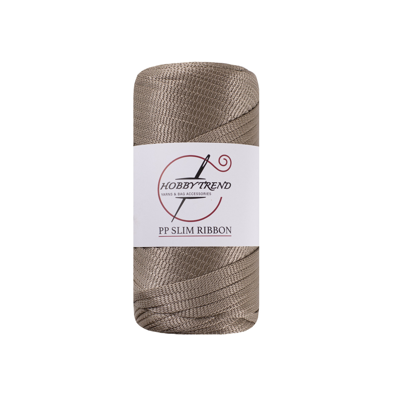 Шнур трикотажний ПП Hobby Trend Slim Ribbon. Бронза 250г, 140м, 5 мм