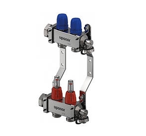 Сталевий колектор з витратомірами Uponor Vario С 2x3/4 Euro