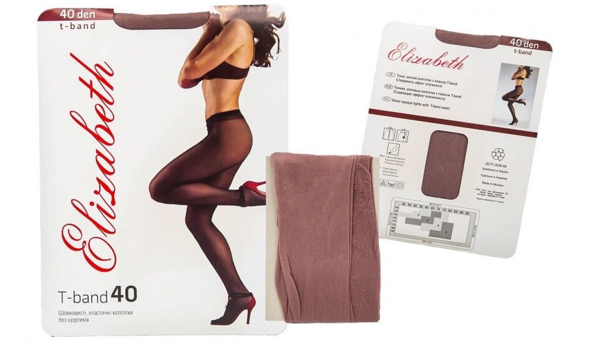 Колготки Elizabeth 40 den t-band Mocco р.3 (00116), шт. Арт.41445