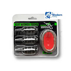 Набір Flat-Method, Проф Монтаж (Flat 40 г, 50 г, 60 г, пресформа для годівниці Flat-Method