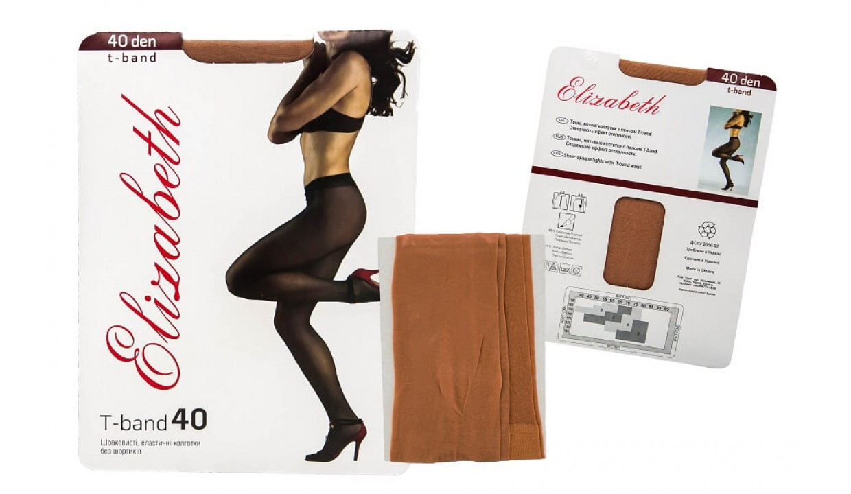 Колготки Elizabeth 40 den t-band Visone р.2 (00116), шт. Арт.41451