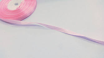 Стрічка атласна 0.6 см, рожева(№4)