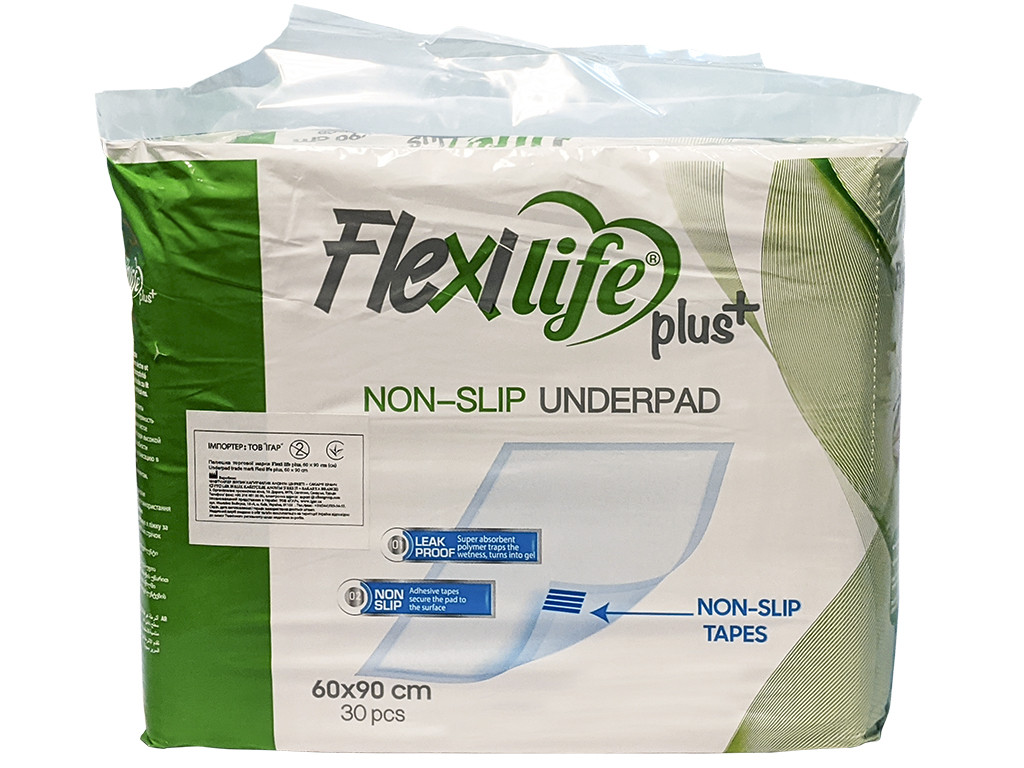 Пелюшка Flexi life plus, 60Х90 см., 30 шт.