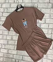 Костюм-двійка жіночий футболка з шортами розміри 42-50 (2хв) "SVITANOK"купити недорого від прямого постачальника