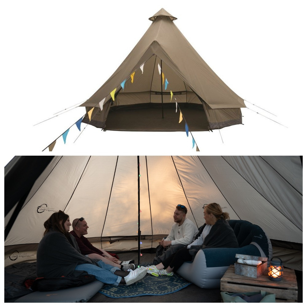 Намет семимісний Easy Camp Moonlight Bell Grey (120443)