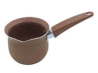 Турка для приготовления кофе из нержавеющей стали с тефлоновым покрытием Кофейная турка L 23 D11 H10 cm 800 мл