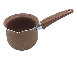 Турка для приготування кави з нержавіючої сталі з тефлоновим покриттям Кавова турка L 23 D11 H10 cm 800 мл