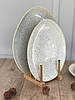 Тарілка овальна керамічна біла Луна 27 см, фото 10