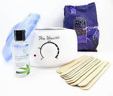 Стартовий набір для депіляції 4х предметний віск 500 гр