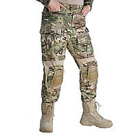 Тактические брюки мультикам с наколенниками Han Wild с эластичными вставками мультикам, штаны военные vsk