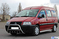 Пороги "Premium" Ситроен Джампи (d: 60мм) Citroen Jumpy 1995-2007 Long