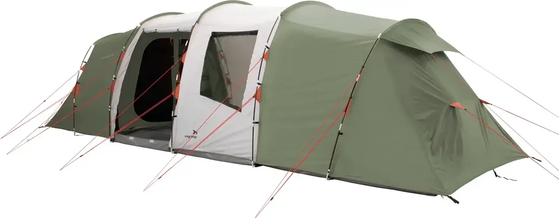 Намет кемпінговий восьмимісний Easy Camp Huntsville Twin 800 Green/Grey (120410), фото 1