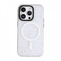 Чехол Rock Guard Splattered Series with MagSafe iPhone 14 Pro Max white