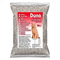 Duna Рыба сухой корм для котов 10 кг