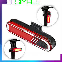 Ліхтар велосипедний задній, з USB / Задній стоп для велосипеда / Заднє світлодіодне світло з мигалкою