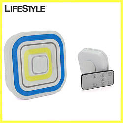 Комплект безпровідних LED світильників для меблів, 3 шт. + Пульт / Світлодіодний нічник