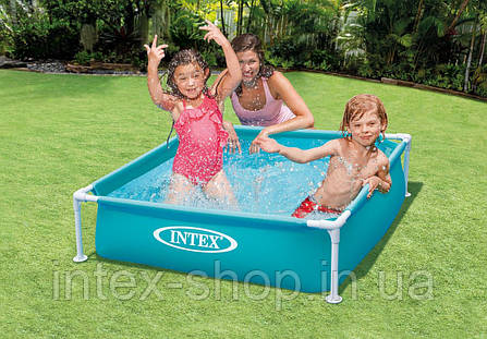 Дитячий каркасний басейн Intex 57173 (122х122х30 см), фото 3