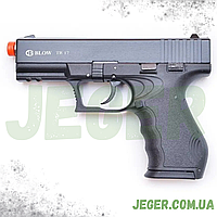 Стартовий сигнальний пістолет Blow TR-17 Black 9мм, Сигнально шумовий пістолет Blow TR-17 чорний для самооборони