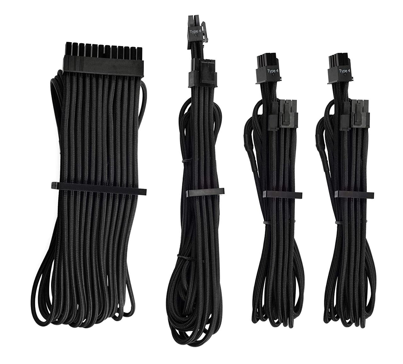 Corsair Premium Individually Sleeved PSU Cables Starter Kit Type 4 Gen 4, фото 1
