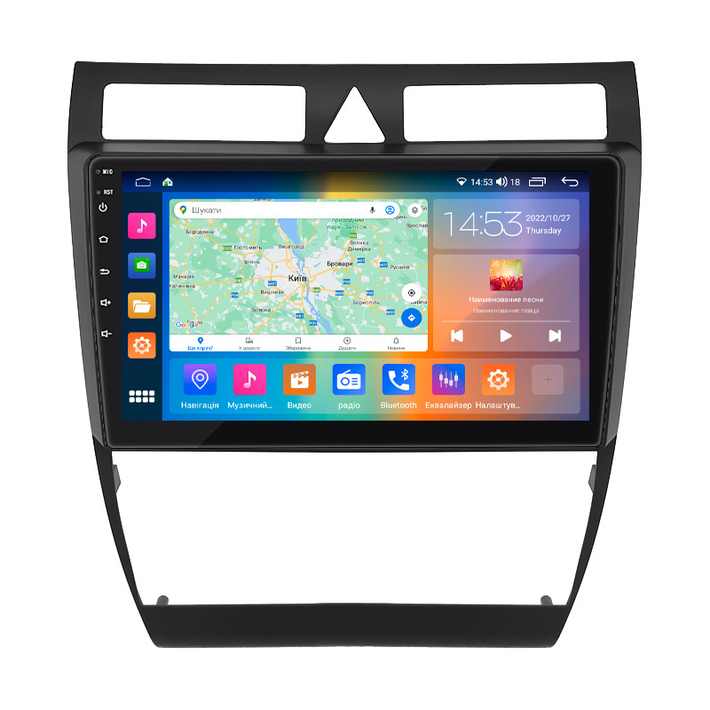 Штатна магнітола Lesko для Audi RS 6 I (C5) 2002-2006 IPS 9" 2/32Gb CarPlay 4G Wi-Fi GPS Prime 13 шт., фото 1