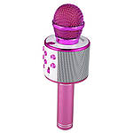 Караоке-мікрофон Wster WS 858 Рожевий, фото 4