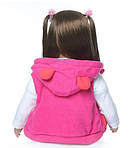 Силіконова Колекційна Лялька Реборн Reborn Дівчинка Лія (Вінілова Лялька) Висота 60 см, фото 4