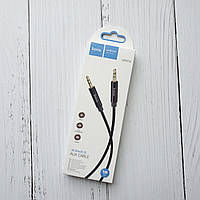 Аудио кабель Aux Hoco UPA19 mini-Jack 3.5mm to 3.5mm черный 1 метр