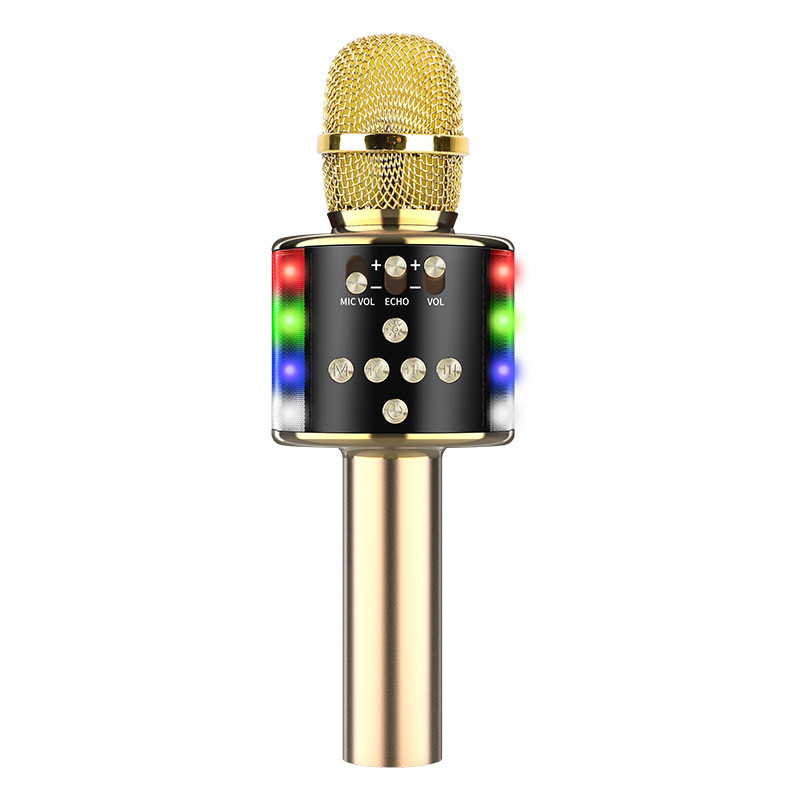 Караоке Мікрофон D168 Золотий
